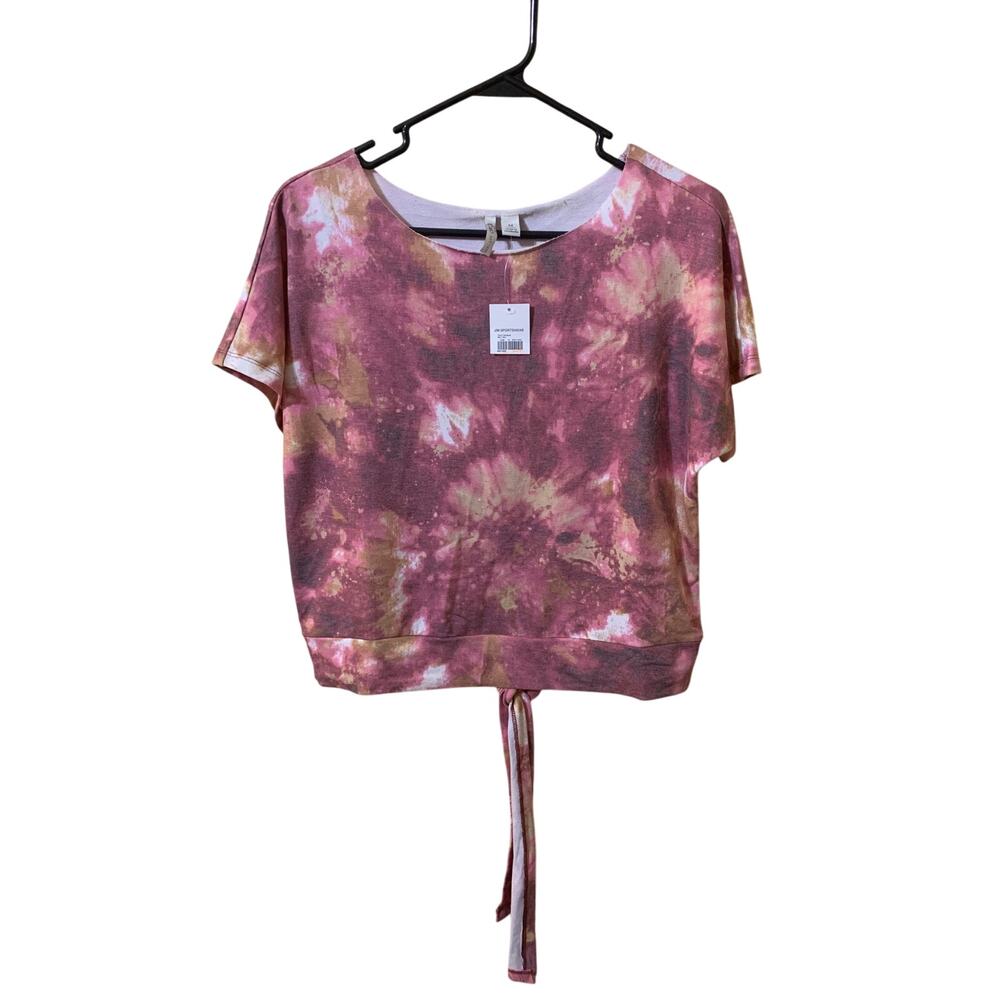 NWT Cato Tie Dye Shirt Pink and Brown Size Medium